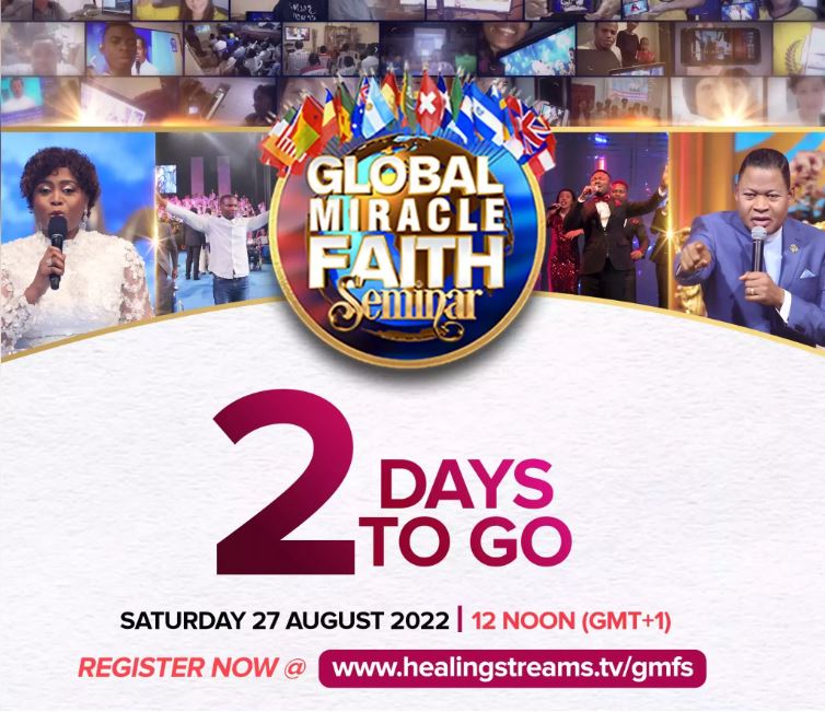 2 DAYS TO GO: GLOBAL MIRACLE FAITH SEMINAR