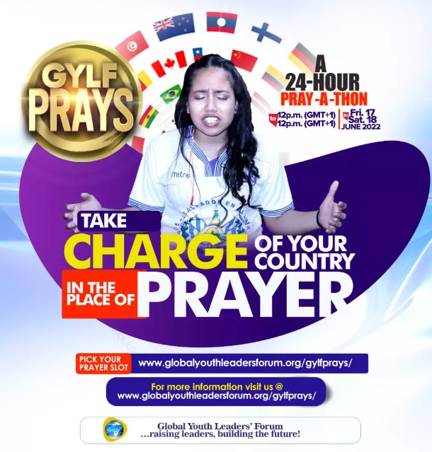 TAKE CHARGE OF YOUR COUNTRY IN THE PLACE OF PRAYER