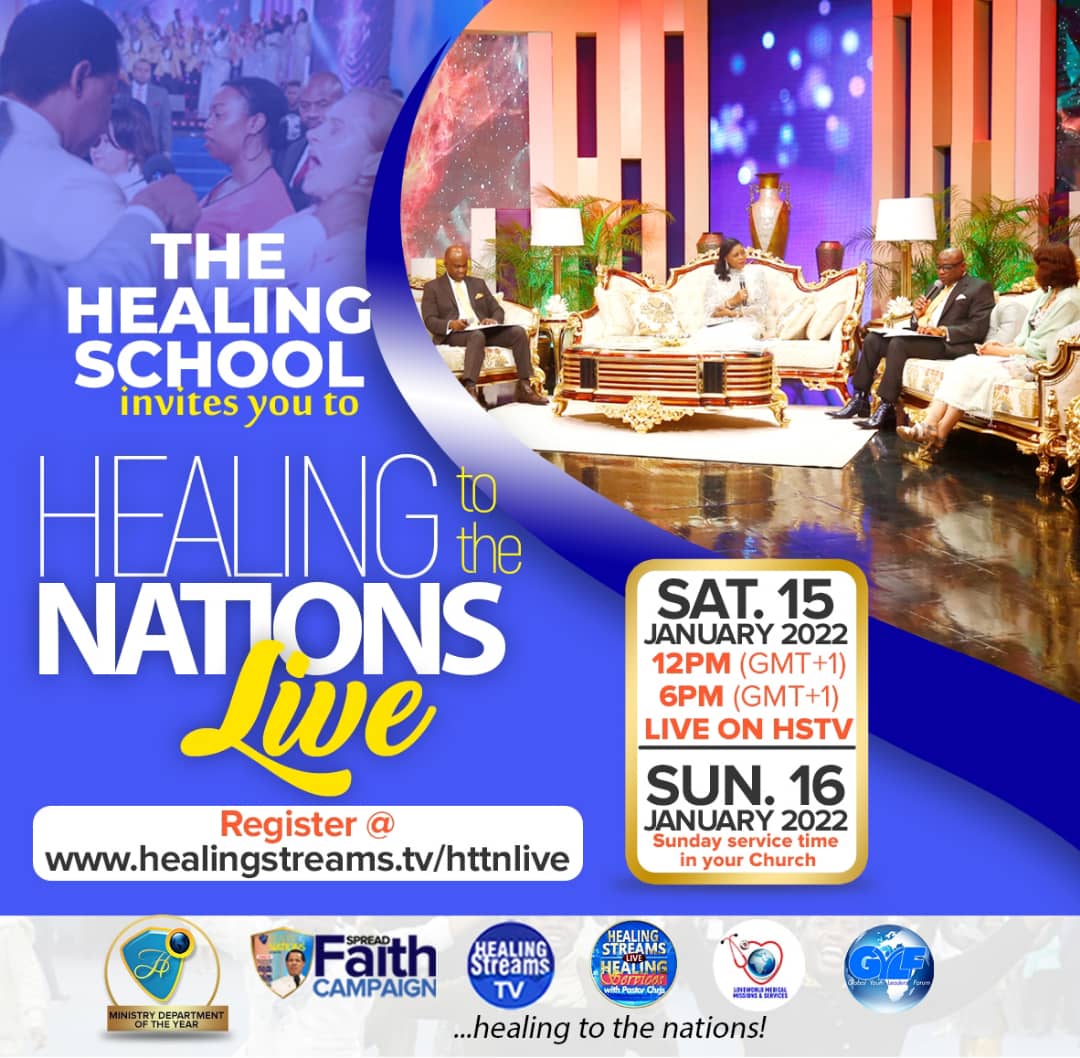 HAPPENING TODAY! - THE HEALING TO THE NATIONS LIVE!!