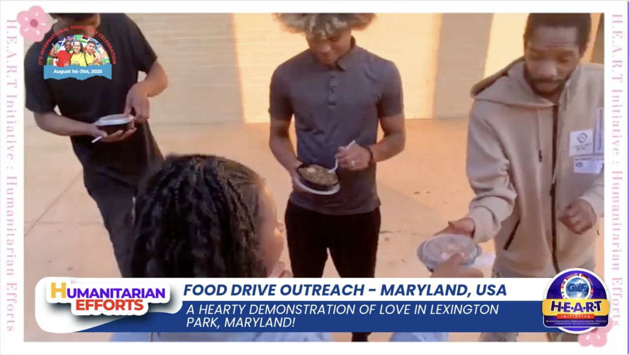 HEART Initiative: Food Drive Outreach – Maryland, USA 