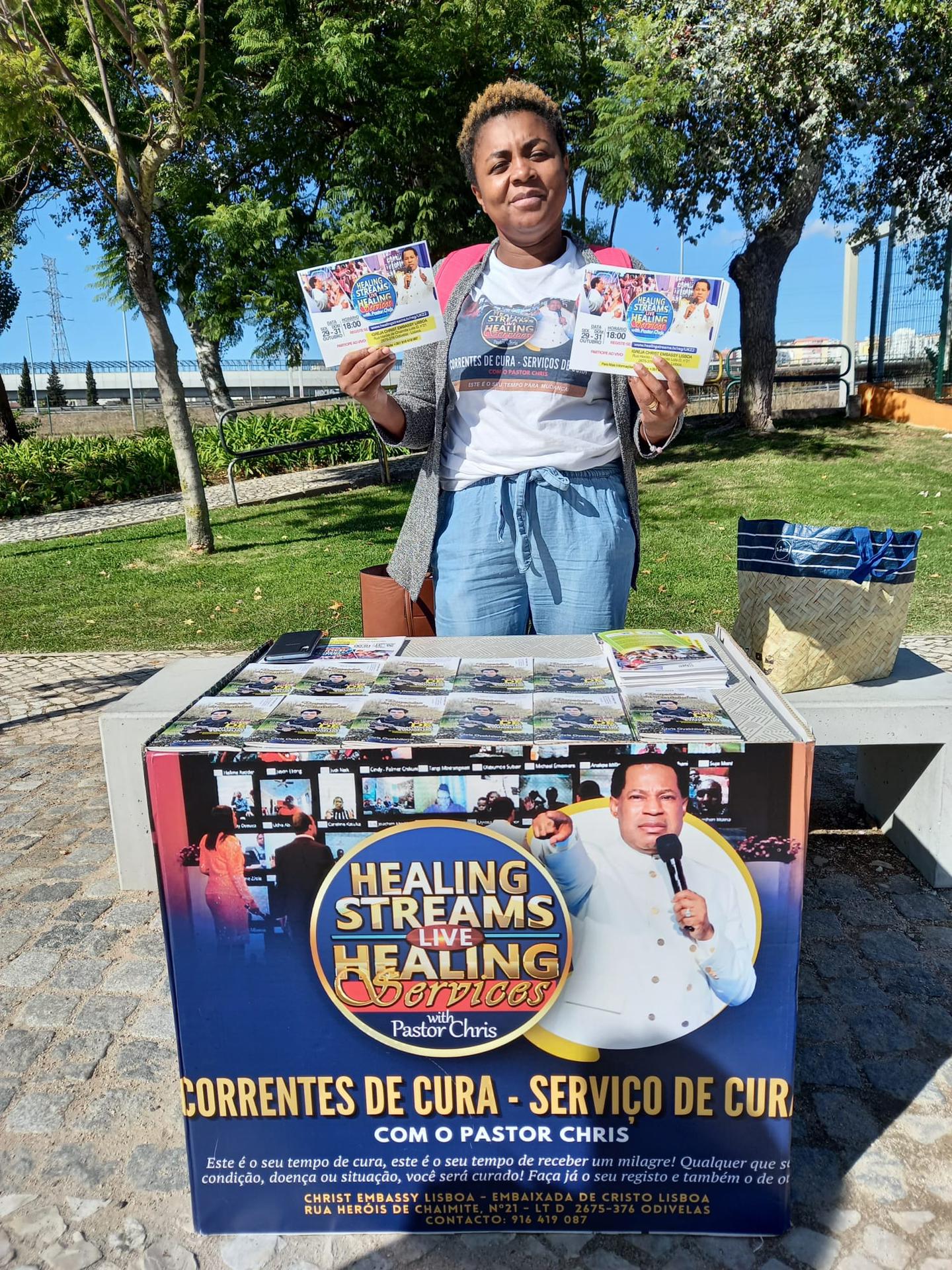 MORE SIGHTS OF PUBLICITY FOR THE LIVE HEALING SERVICES WITH PASTOR CHRIS IN PORTUGAL