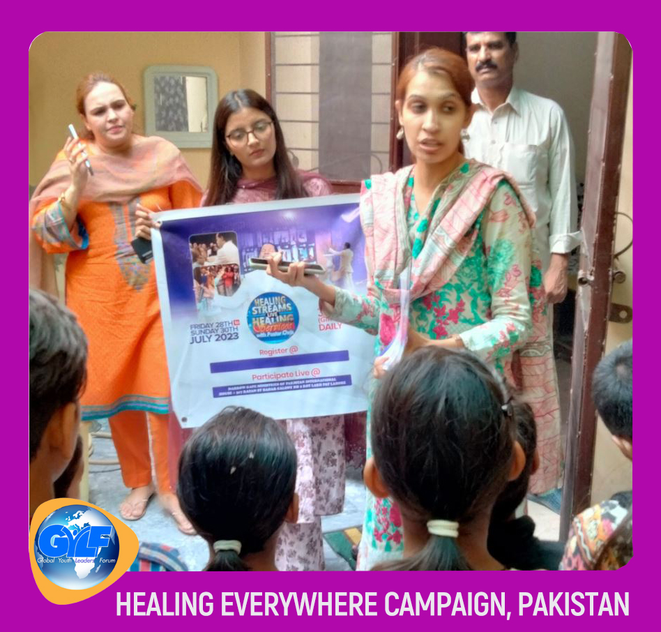 MOBILIZATION FOR JULY HSLHS: HEALING EVERYWHERE CAMPAIGN-  SPOTLIGHT ON PAKISTAN 